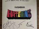 A Unique Copy Of Kasabian Happenings Personalised Lyric Hand Signed Red Vinyl