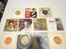Elvis Presley Singles 7 Inch 45 RPM Vinyl Records As Is