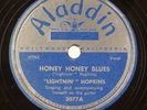 LIGHTNIN HOPKINS: Honey Honey Blues US Aladdin 3077 E Superb 78 HEAR