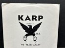 KARP  - WE TEAR APART “WE ATE SAND” “BASTARD OF DISGUISE” 7” VINYL 45 RARE PUNK