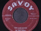 FOUR BUDDIES: don't leave me now / sweet slumber SAVOY 7