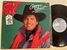 George Strait Merry Christmas Strait To You  LP MCA Holiday Vintage Classic EX