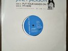 rare promo  janet jackson put your hands on vinyl record 12 r&b soul damita yo