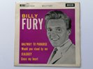 BILLY FURY  ORIG 1961  UK EP   HALFWAY TO PARADISE  DECCA  DFE, 6694
