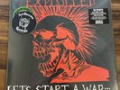 The Exploited “Let’s Start A War” Limited Red And Black Splatter Vinyl