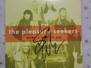 THE PLEASURE SEEKERS - WHAT A WAY TO DIE SINGLE SIGNED BY SUZI QUATRO