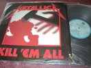 METALLICA KILL 'EM ALL LP COLUMBIA IMPORT VERTIGO LABEL VG+