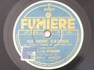 Pierre Mingand Michel Warlop Ils Sont Zazous 78RPM Fumière JF 503
