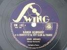 Django Reinhardt QHCF Douce Ambiance 78RPM Swing # 183