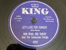 King 78 RPM Don Reno & Red Smiley - Let’s Live For Tonight 4907 V+ Bluegrass
