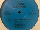 Unique Pleasure Take You Home With Me 12” Promo Hang Tough Boogie Funk RARE