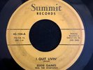 Rockabilly 45 - EDDIE GAINES - Out of The Shadows / I Quit Livin SUMMIT Ballads