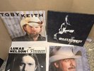 Four 2010s Vinyl Record Album,Toby Keith,Myles Kennedy,Lukas Nelson,Alan Jackson
