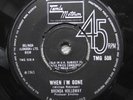 BRENDA HOLLOWAY WNEN I'M GONE UK TAMLA MOTOWN NORTHERN SOUL SINGLE TMG 508