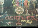 THE BEATLES SGT PEPPER MONO UK PRESSING VINYL ALBUM WITH CUT-OUTS NO RED & WHITE
