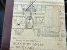 Piano Compositions By Alan Hovhaness And John Cage Scarce Double LO Vinyl Piano