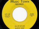 DETROIT SOUL - ALL OF MY LIFE - MUSIC TOWN - NORTHERN SOUL