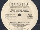 ROCK MASTER SCOTT & THE DYNAMIC THREE - REQUEST LINE - HIP HOP LP SINGLE REALITY