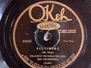 Okeh 40926 Frankie Trumbauer Or w Bix Beiderbecke BALTIMORE  Jazz 1927  78rpm E-