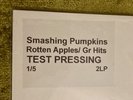 Smashing Pumpkins -Rotten Apples -2 LP Vinyl Record - TEST PRESSING- 1/5