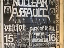 NUCLEAR ASSAULT, DEICIDE, SICK OF IT ALL 1992 MEXICO TOUR POSTER Death Thrash