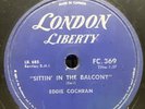 Rock-78 RPM-Eddie Cochran-Sittin' In The Balcony/Dark Lonely Street-E-
