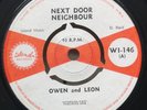 NEXT DOOR NEIGHBOUR -Owen & Leon Silvera / FEELING FINE -R Alphonso & F Anderson