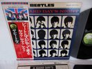 LP  JAPAN OBI THE BEATLES HARD DAYS NIGHT INSERT OBI INNER SLEEVE EX/EX