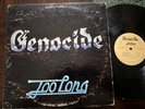 Genocide - Too Long LP Rare 1982 Utah Private Press Vinyl Record Metal/Hard Rock