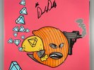 Mickey Diamond Big Ghost LTD Gucci Ghost 2 Splatter Vinyl LP Signed Autographed