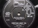 FOUR TOPS SOMETHING ABOUT YOU UK TAMLA MOTOWN NORTHERN SOUL SINGLE