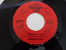 45 STRAIGHT TALK Red Hot Love/Hide Behind The Moon Autographed DISCO SOUL NM