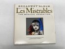 LES MISERABLES BROADWAY ALBUM 2xLP  VINYL 9.0, SLEEVE 7.0