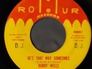 northern soul BOBBY WELLS Be's That Way Sometimes ROMUR 0001