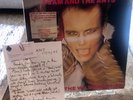 Adam & The Ants Kings Of The Wild Frontier Vinyl Album inner, cat, signed letter