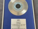 janet jackson Orginaler BPI Platin Award