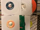 Set of 10 Christmas 45 rpm Records