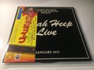 URIAH HEEP LIVE JANUARY 1973 BRONZE PSS273 JAPAN OBI VINYL 2LP