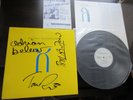King Crimson Three of A Perfect Pair Japan Signed Vinyl LP Adrian Blew Bruford
