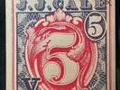 VINTAGE 1979 J.J. CALE 5 PROMO VINYL SHELTER RECORDING CO. LP SR-3163 VG+