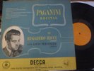 RUGGIERO RICCI - LOUIS PERSINGER / A PAGANINI recital    / DECCA  LXT 2808