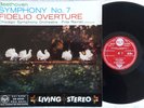 RARE EXCELLENT FRITZ REINER BEETHOVEN SYMPHONY No.7 1958 LIVING STEREO UK LP