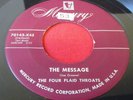 FOUR PLAID THROATS  45 rpm Mercury 70143-X45 R&B/DOO WOP VG