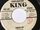 45 RPM  Wayne Carroll KING DJ 5123 Chicken Out ROCKABILLY VG+