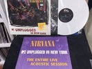 NM/NM Nirvana MTV Unplugged In New York 1994 LP DGC-24727 White vinyl+Promo Flat