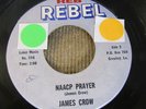 REB JOHNNY REBEL JAMES CROW 45 RECORD KAJUN LEHER MUSIC #516 NICE