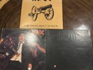 (3) AC/DC Vinyl Albums Back In Black - If You Want Blood - Those About To Rock