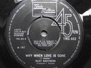 ISLEY BROTHERS WHY WHEN LOVE IS GONE UK TAMLA MOTOWN NORTHERN SOUL SINGLE