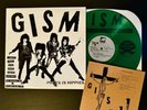GISM / THE COMES ‎– Detestation / No Side LP GREEN VINYL Rare Japan Punk KBD