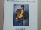 MICHAEL JACKSON Beat It 45 RPM UK Red Vinyl 1983 MJ1-7
